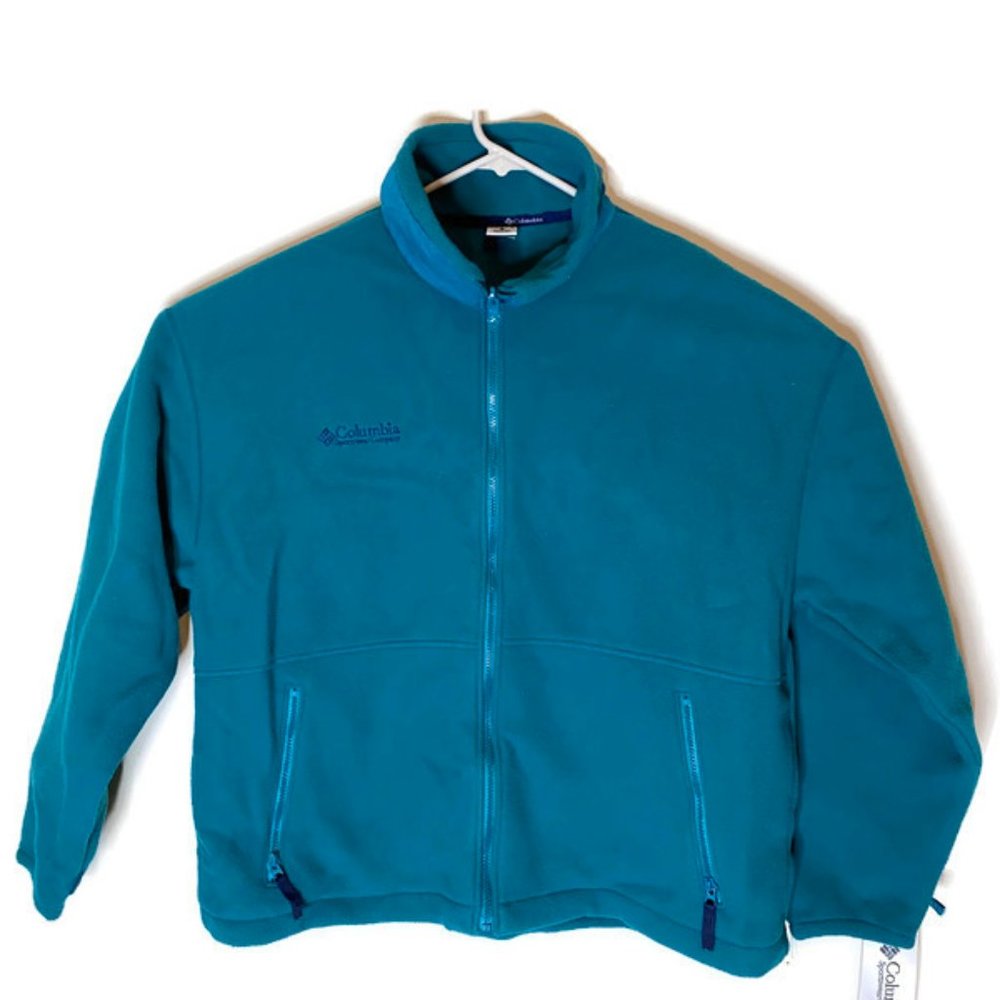 NWT Vintage Columbia Zipper Jacket Men Sz XL